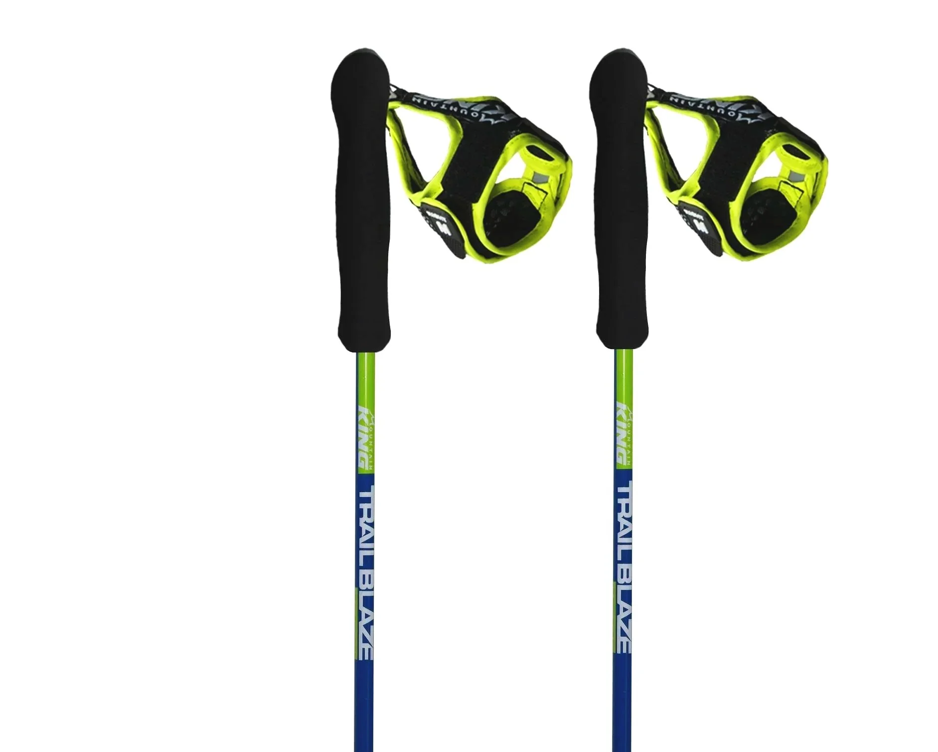 Mountain King SkyRunner Edge Glove and Grip pole, high-performance carbon trail running pole used in UTMB and global ultra races.