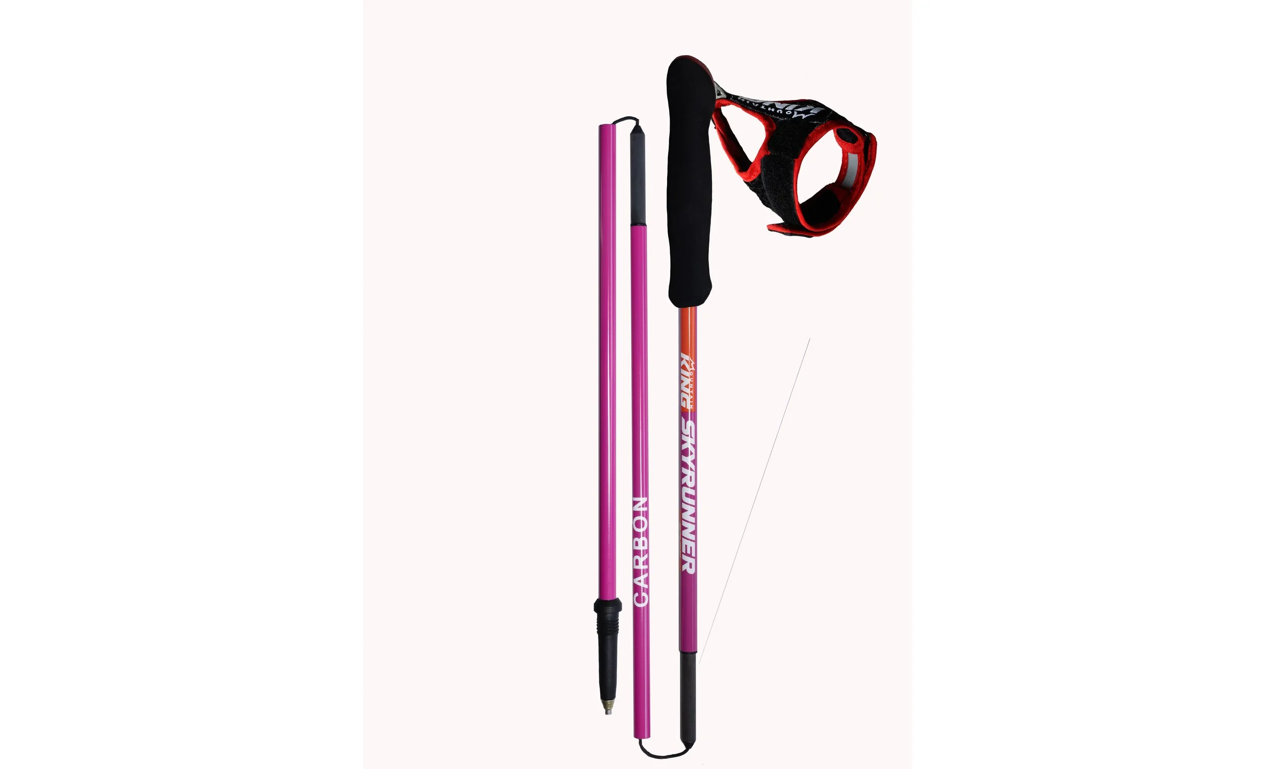 trail running poles made of carbon fibre, made in the United Kingdom, Mountain King, running pole with glove, Leki running pole, leki ultratrail fx.one