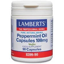 Lamberts Peppermint Oil 100mg Vegan 90 Capsules