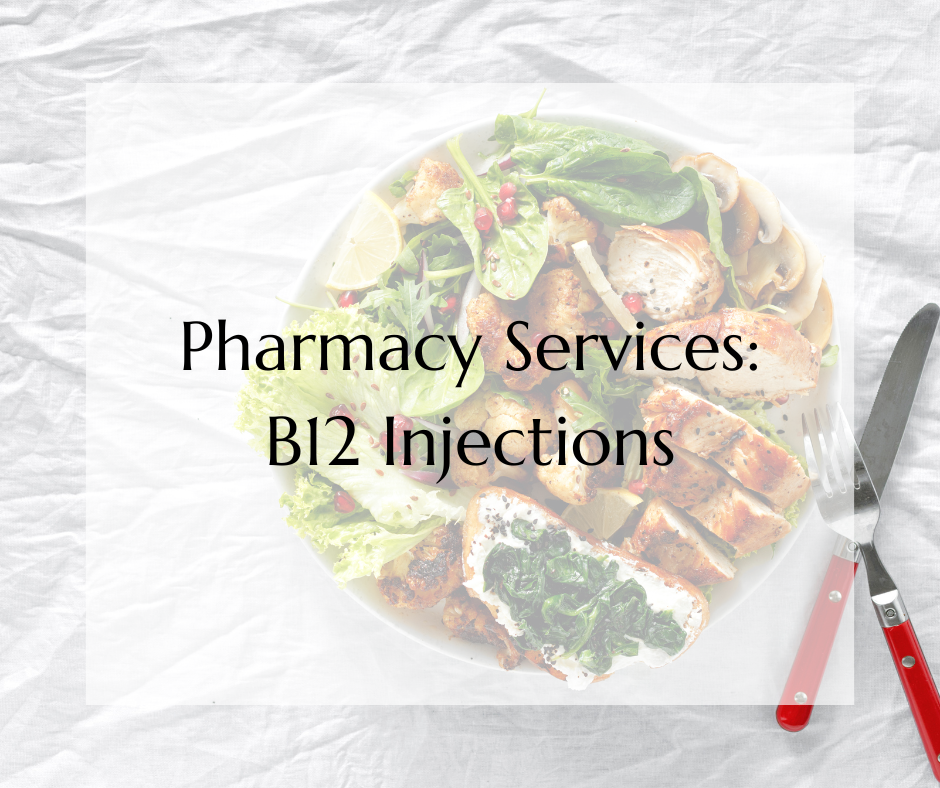 Often used by people with a deficiency or vegetarians/vegans, these injections are prescribed and carried out by our prescribing pharmacists.