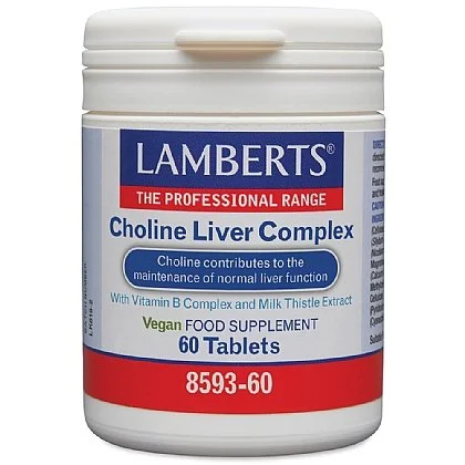 Lamberts Choline Liver Complex Vegan 60 Tablets