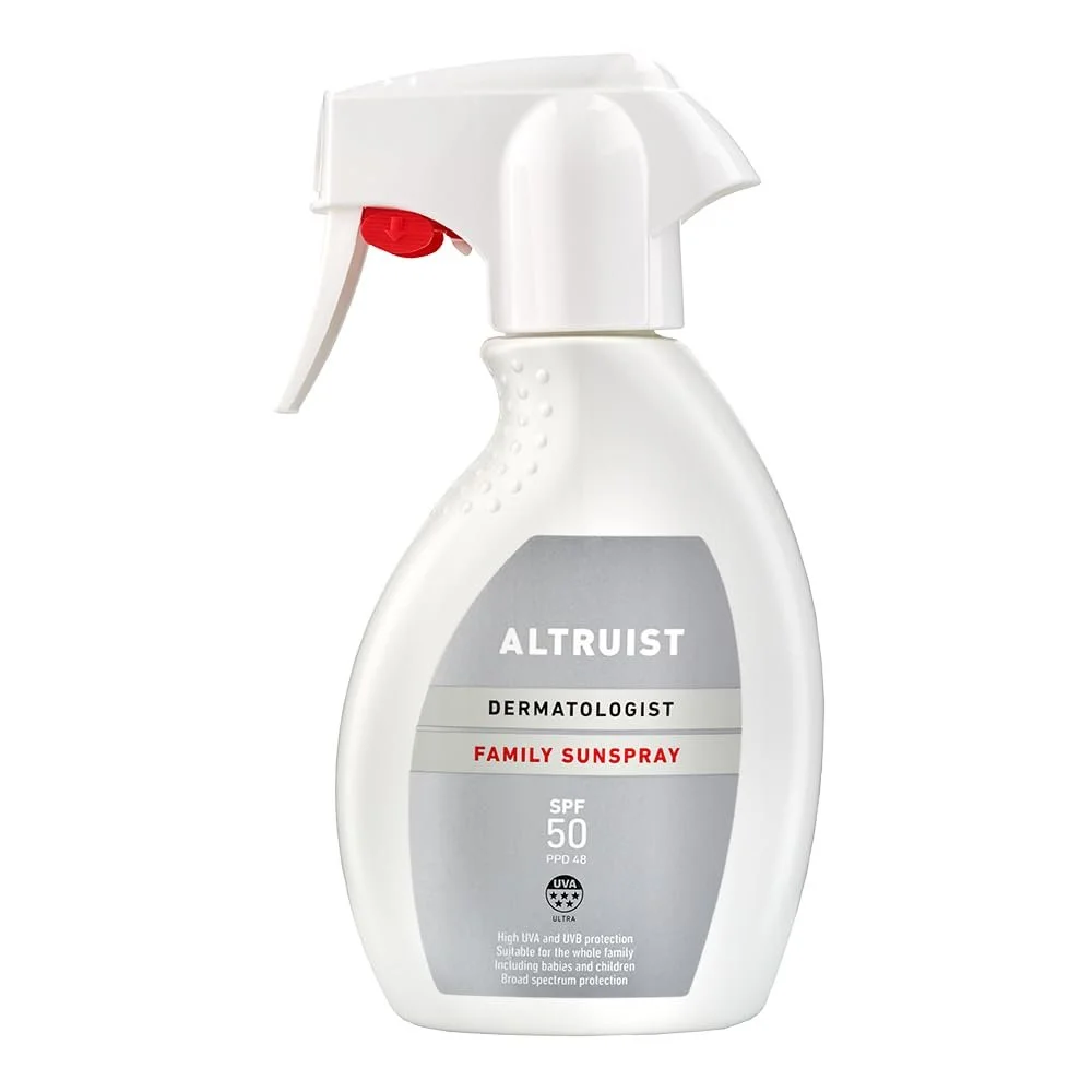ALTRUIST Dermatologist Family Sunspray SPF 50 | Moisturising SPF | 250ml