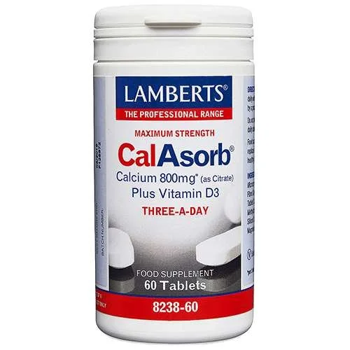Lamberts CalAsorb 3 A Day 60 Tablets