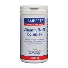 Lamberts Vitamin B100 Complex Vegan 60 Tablets