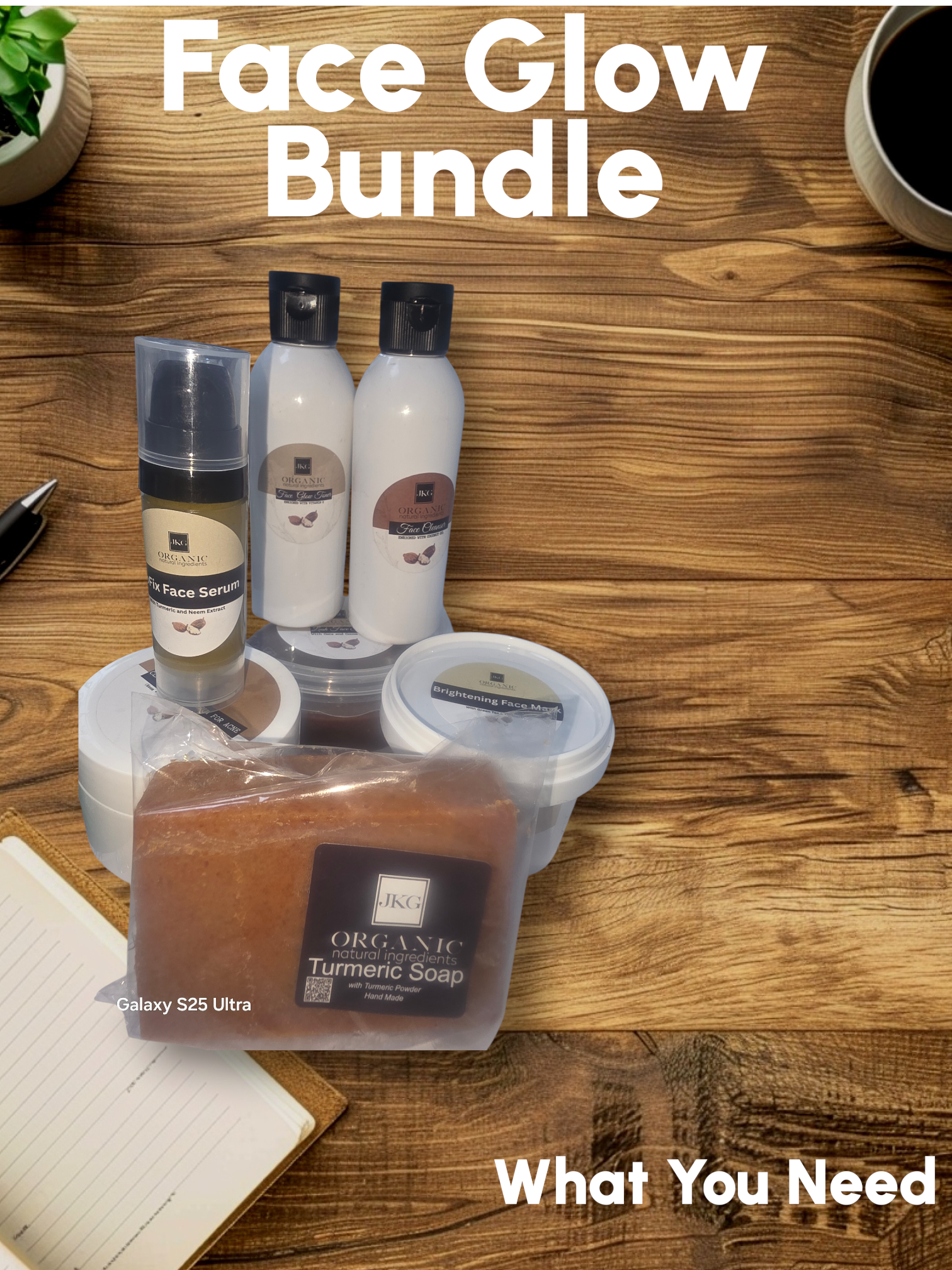 Ultimate Face Bundle for Hyperpigmentation, Acne & Dark Spots | JKG Organic