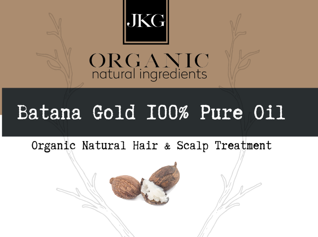 COMING SOON!!! JKG Batana Gold 100% Pure Oil: Natural Hair & Repair (86G)