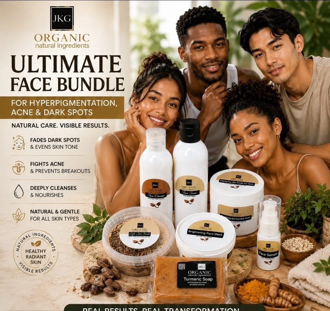 Ultimate Face Bundle for Hyperpigmentation, Acne & Dark Spots | JKG Organic