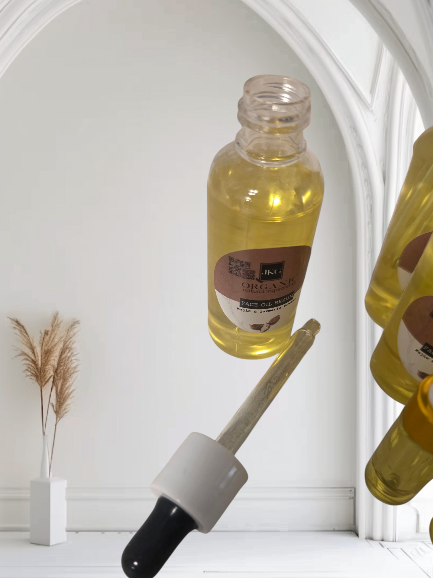 Radiant Glow Face Oil Serum with Kojic Acid, Turmeric & Niacinamide – 86g