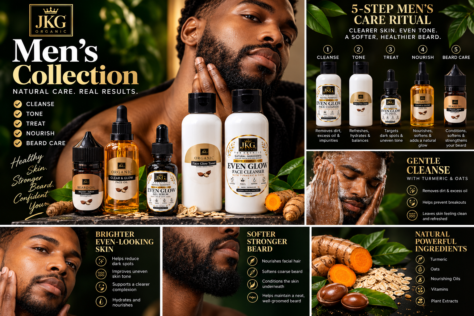 Luxury Men’s Skincare and Beard Care Collage.png