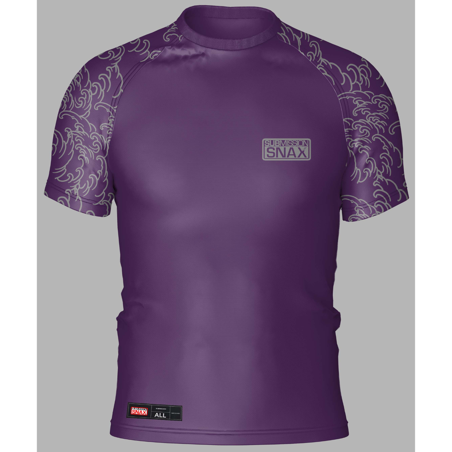 Submission Shark Ranked Rash Guard Purple