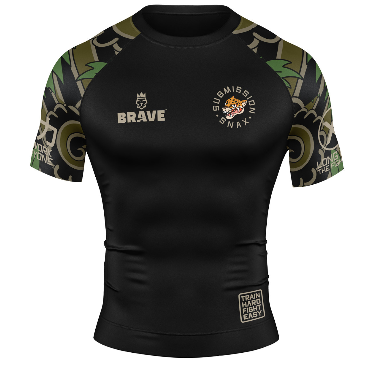 Submission Snax x Brave Kimonos Jaguar Rash Guard