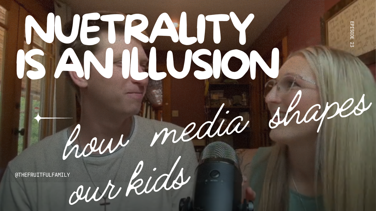 Christian parents talking about the dangers of media and worldly influences on our kids