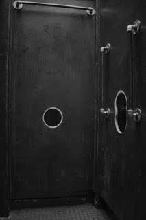 Recently added private booths in The Works dark area.