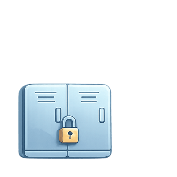 Locker icon representing secure locker access at The Works Indianapolis.