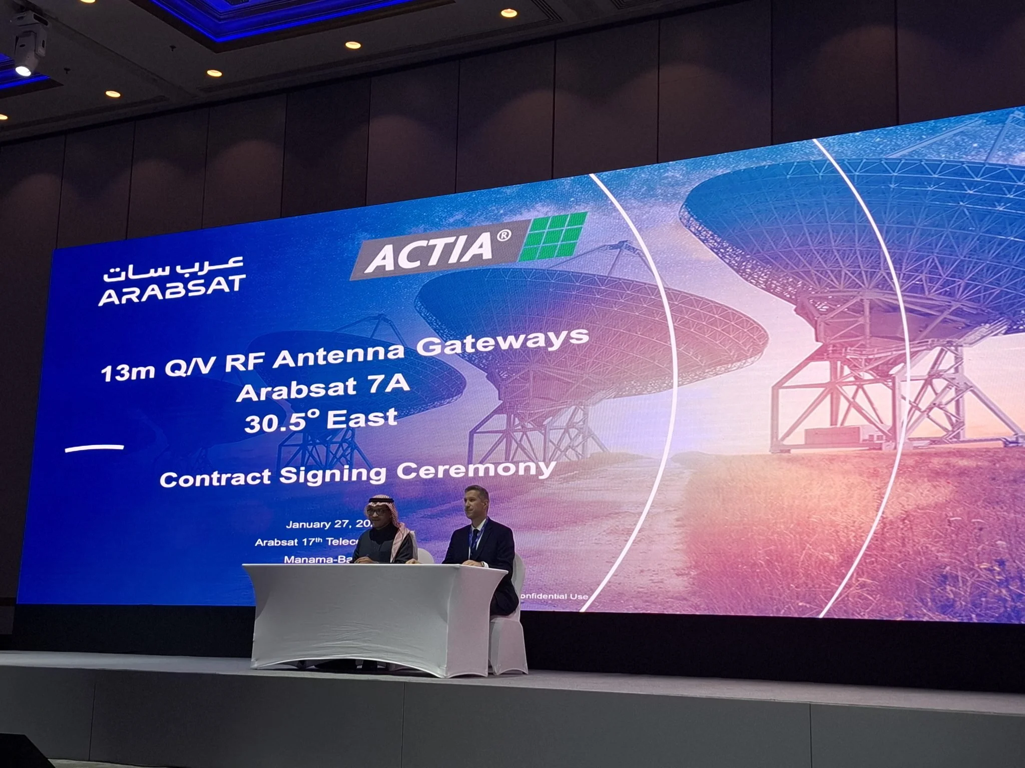 Arabsat Taps Actia for Next-Gen Q/V-Band Gateway Infrastructure