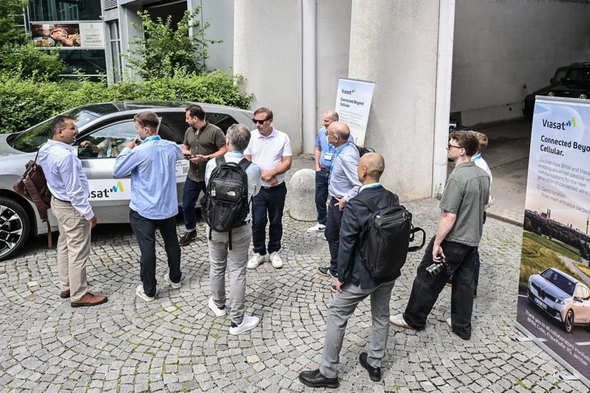 Viasat Demonstrates Satellite Voice Calling Integrated into BMW Vehicle