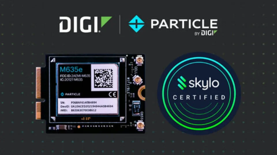 Particle M635e Gains Skylo Certification for Hybrid Cellular and Satellite IoT