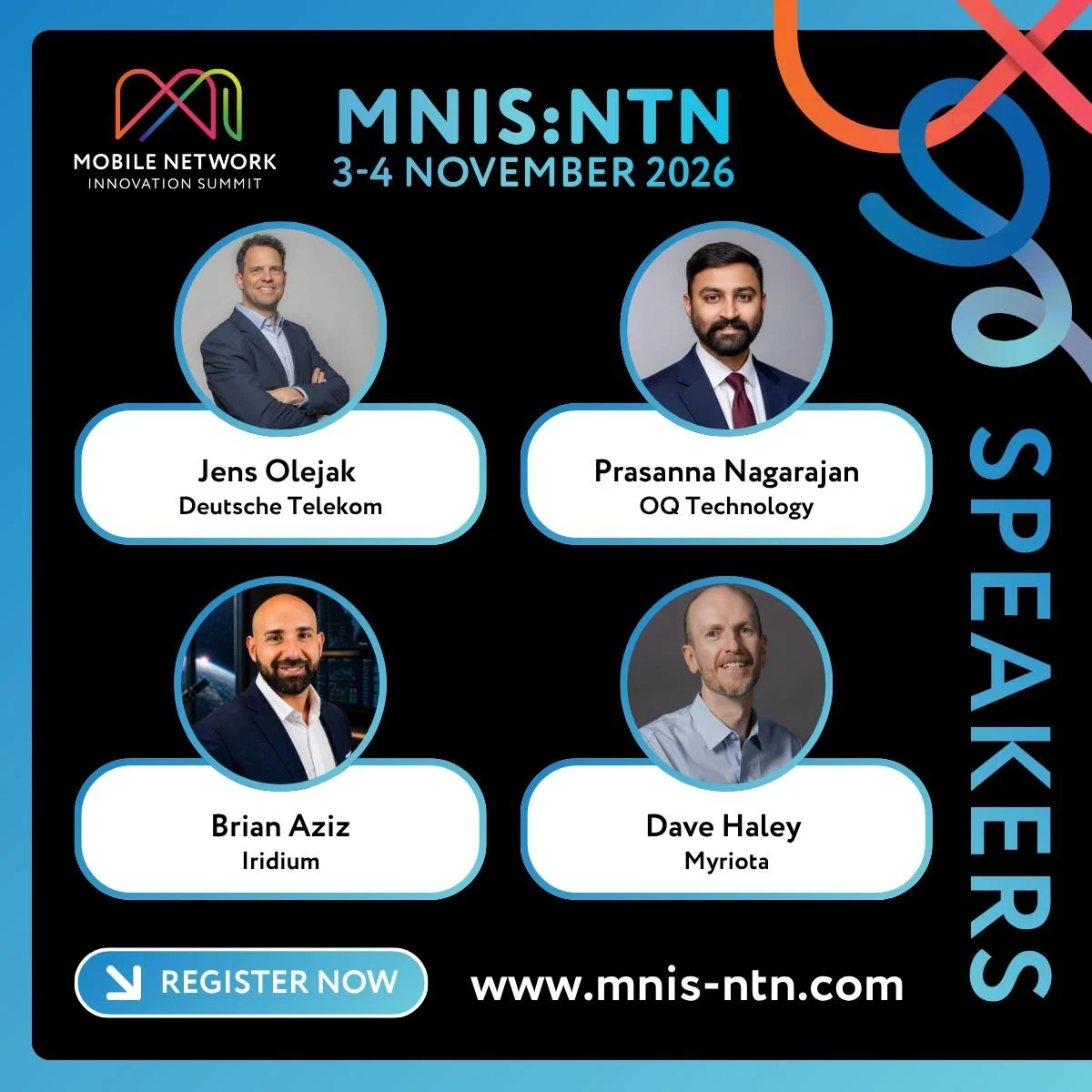 MNIS:NTN Virtual Event – Session Focus: Unlocking the Satellite IoT Opportunity – ft. Deutsche Telekom, OQ Technology, Iridium and Myriota