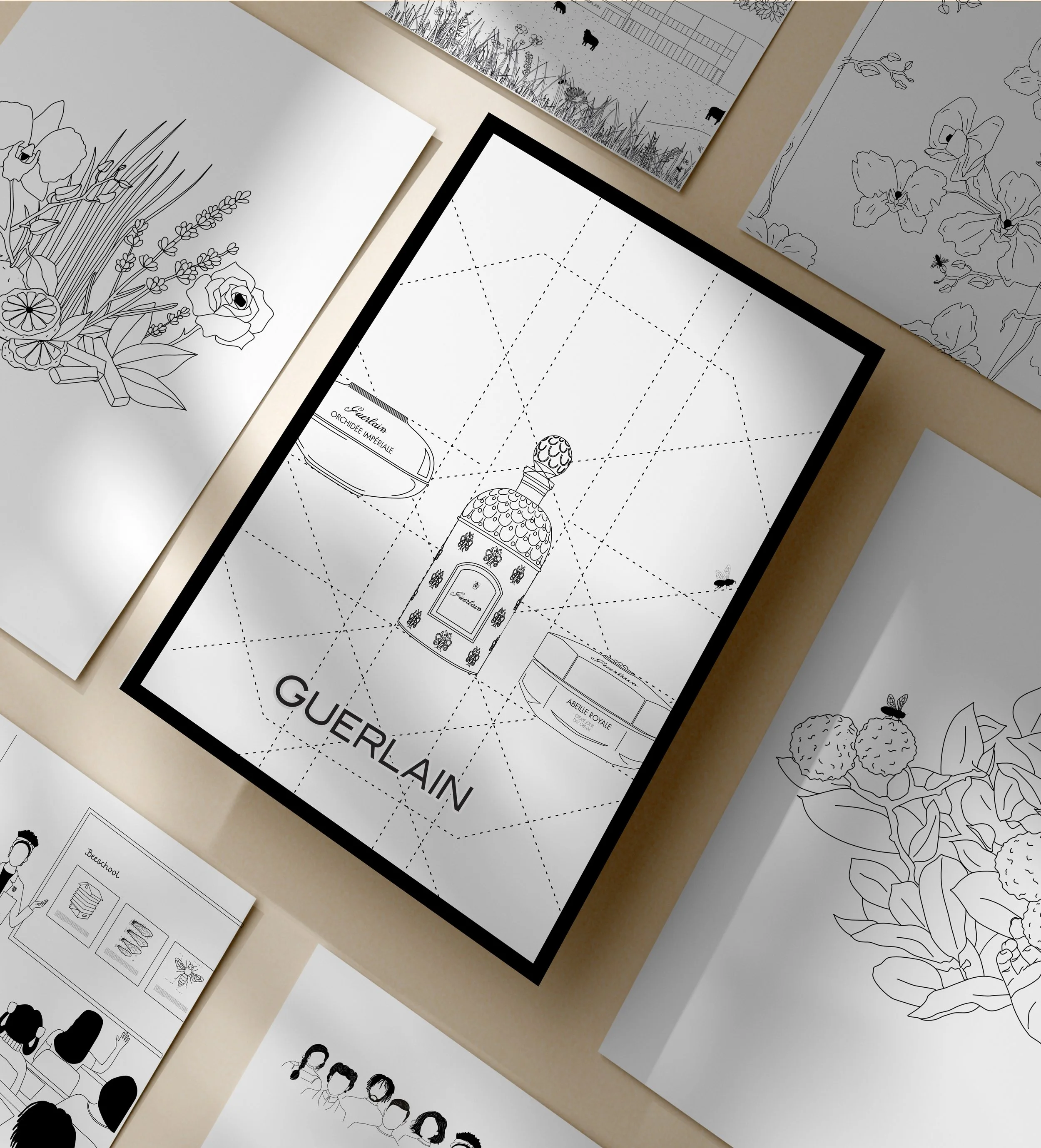 CSR drawings for Guerlain