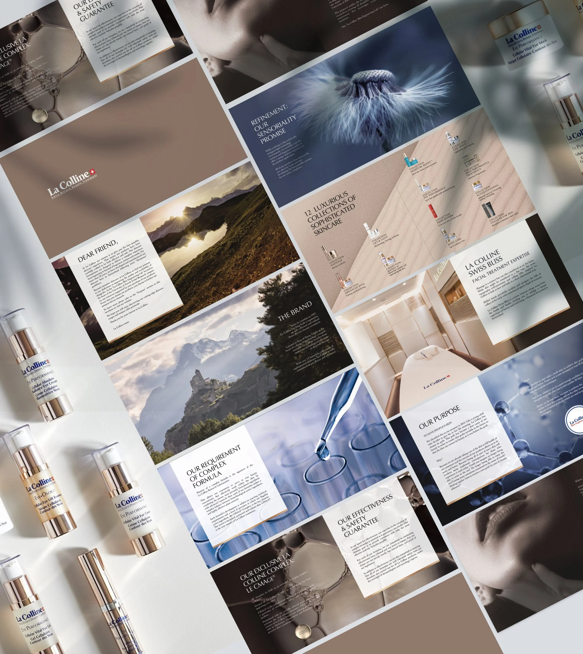 Brochure design for La Colline