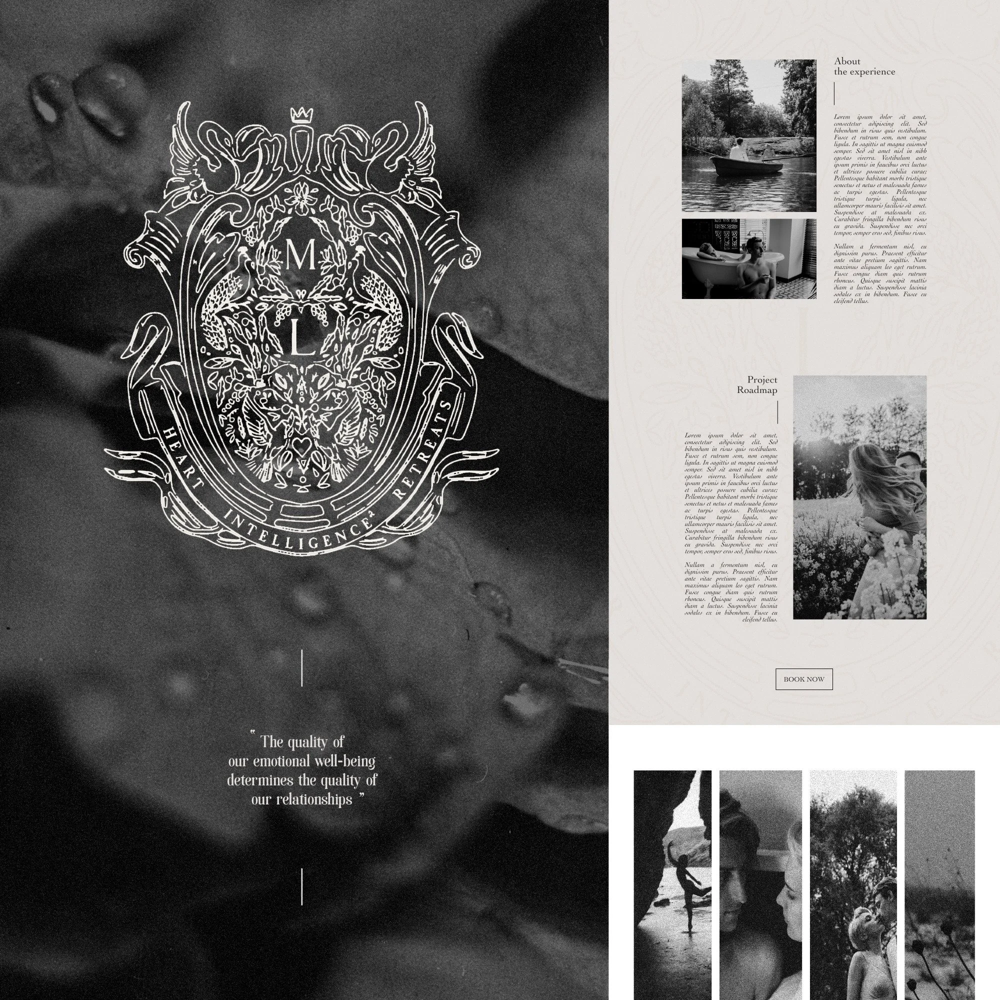 Logo & website for a retreat event