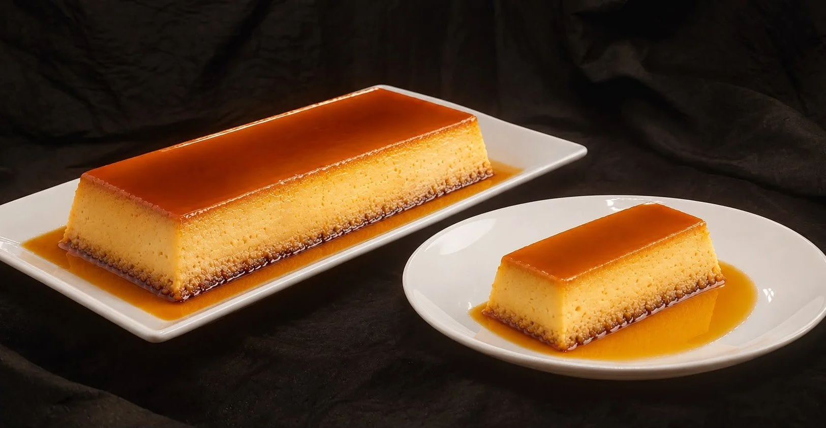 PUDIM DE OVOS - Caramel flan with eggs, sugar, and milk, 4,50€