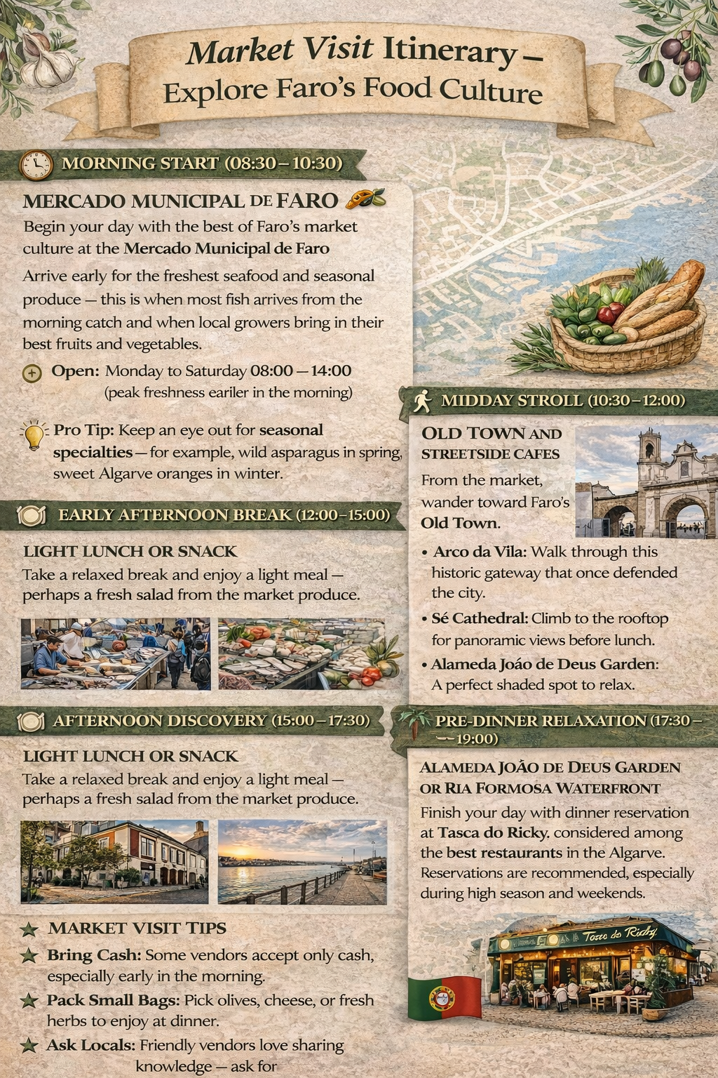 How Faro’s Market Traditions Influence Our Dinner Menu