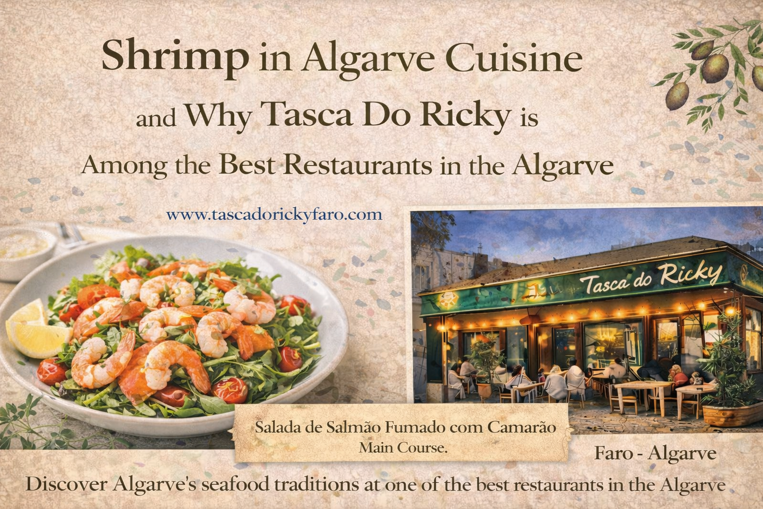 Shrimp in Algarve Cuisine and Why Tasca Do Ricky Is Among the Best Restaurants in the Algarve