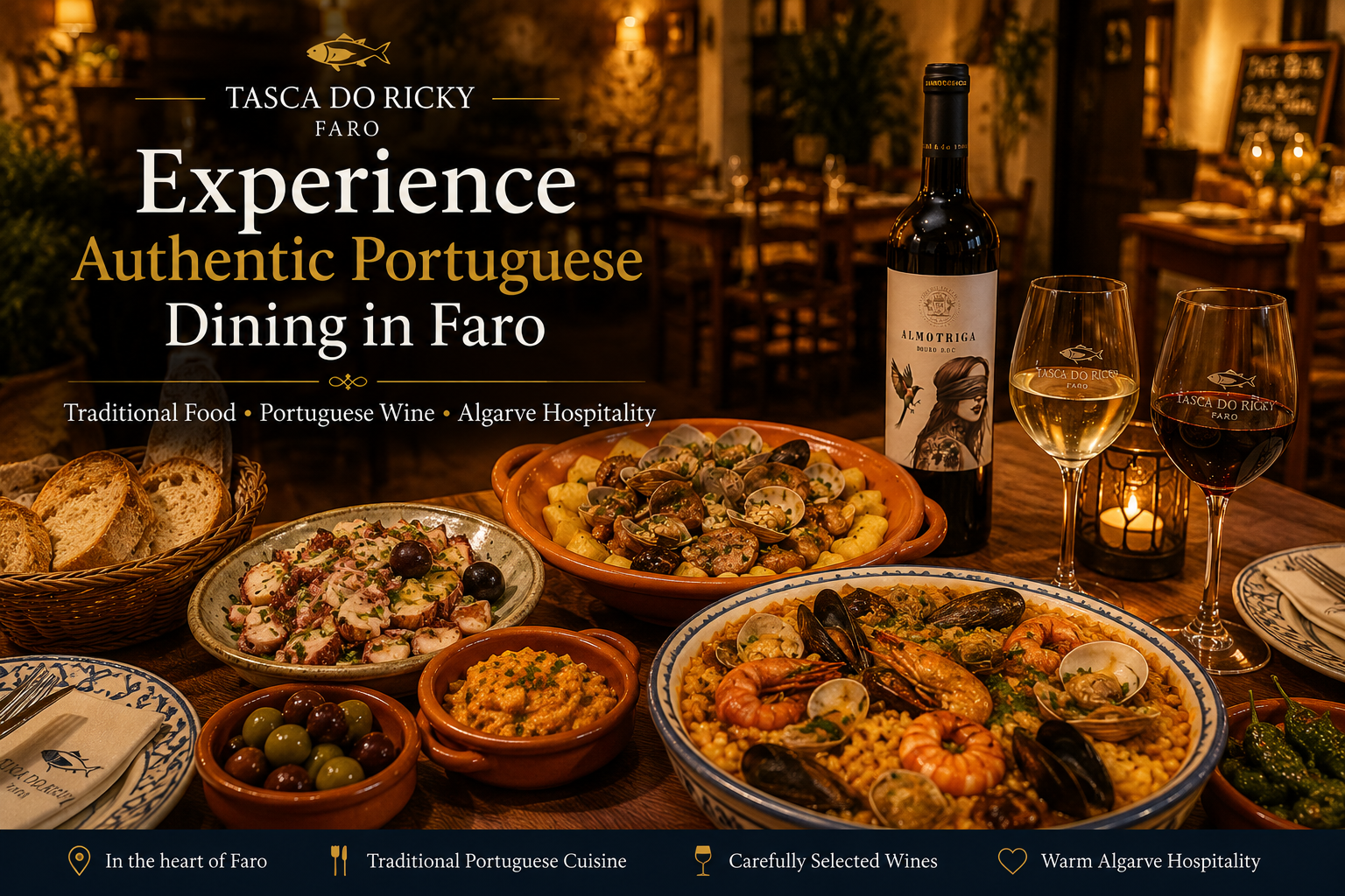 Discover the Authentic Taste of Portugal at Tasca Do Ricky in Faro