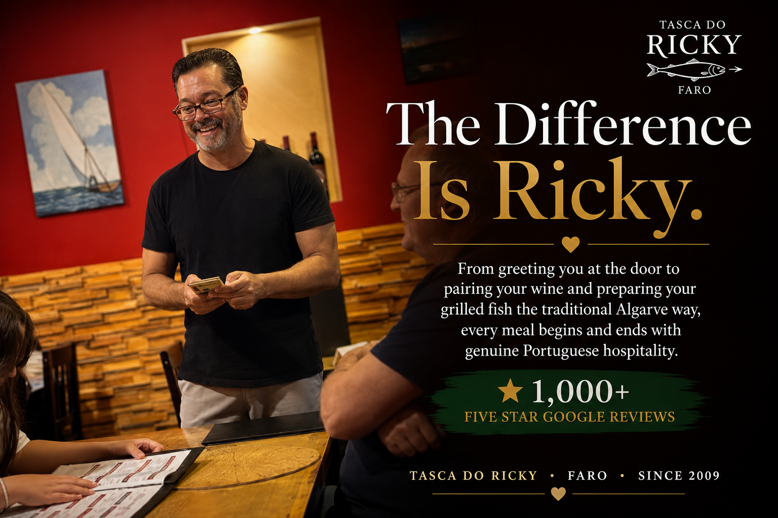 Why Tourists Say Tasca Do Ricky Has the Best Customer Service in the Algarve