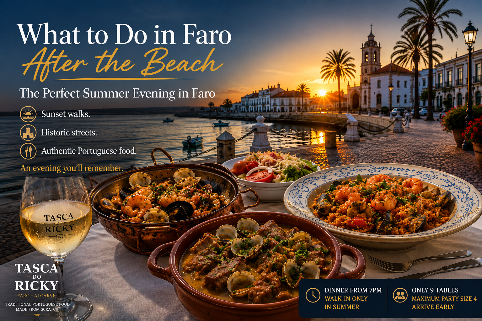What to Do in Faro After the Beach: The Perfect Summer Evening in Faro