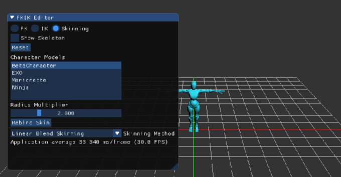 FK/IK Skinning Editor