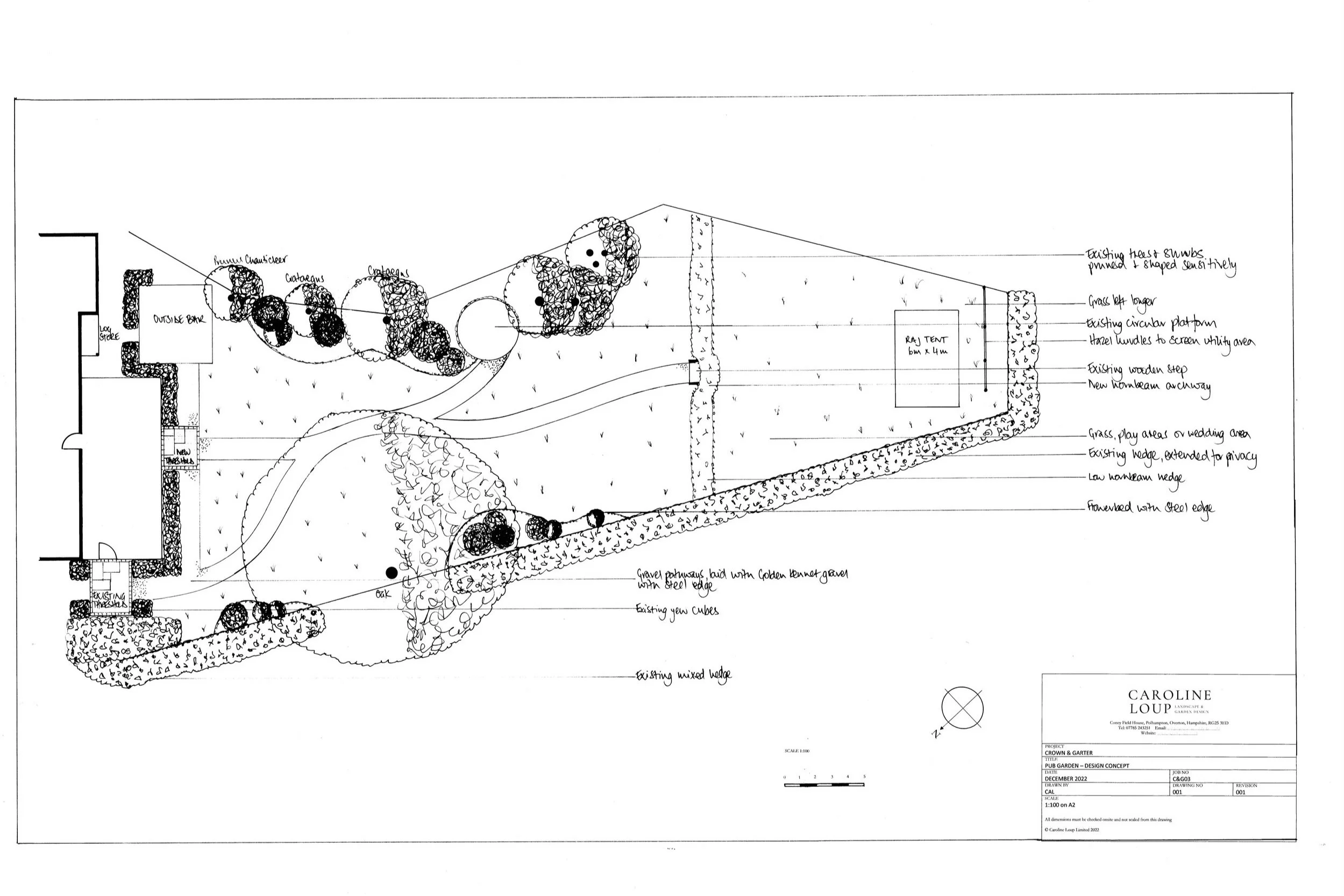 Design Concept for Pub Garden