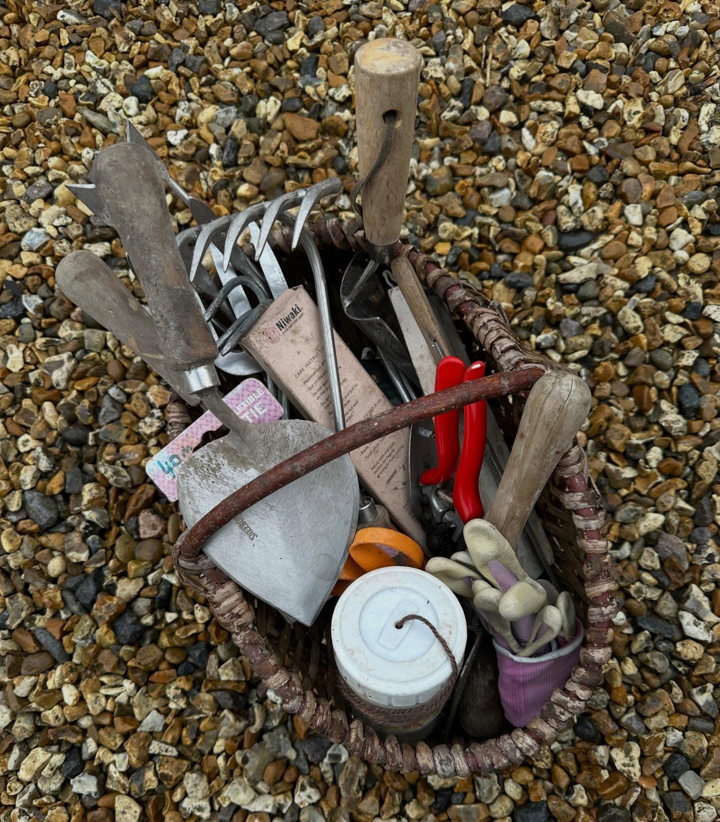 Always with me when out and about visiting clients or site visits. 

I don&rsquo;t garden in other people&rsquo;s gardens but I&rsquo;m often tweaking, as I did today, showing my client&rsquo;s gardener how to adjust their pruning of a climbing rose 