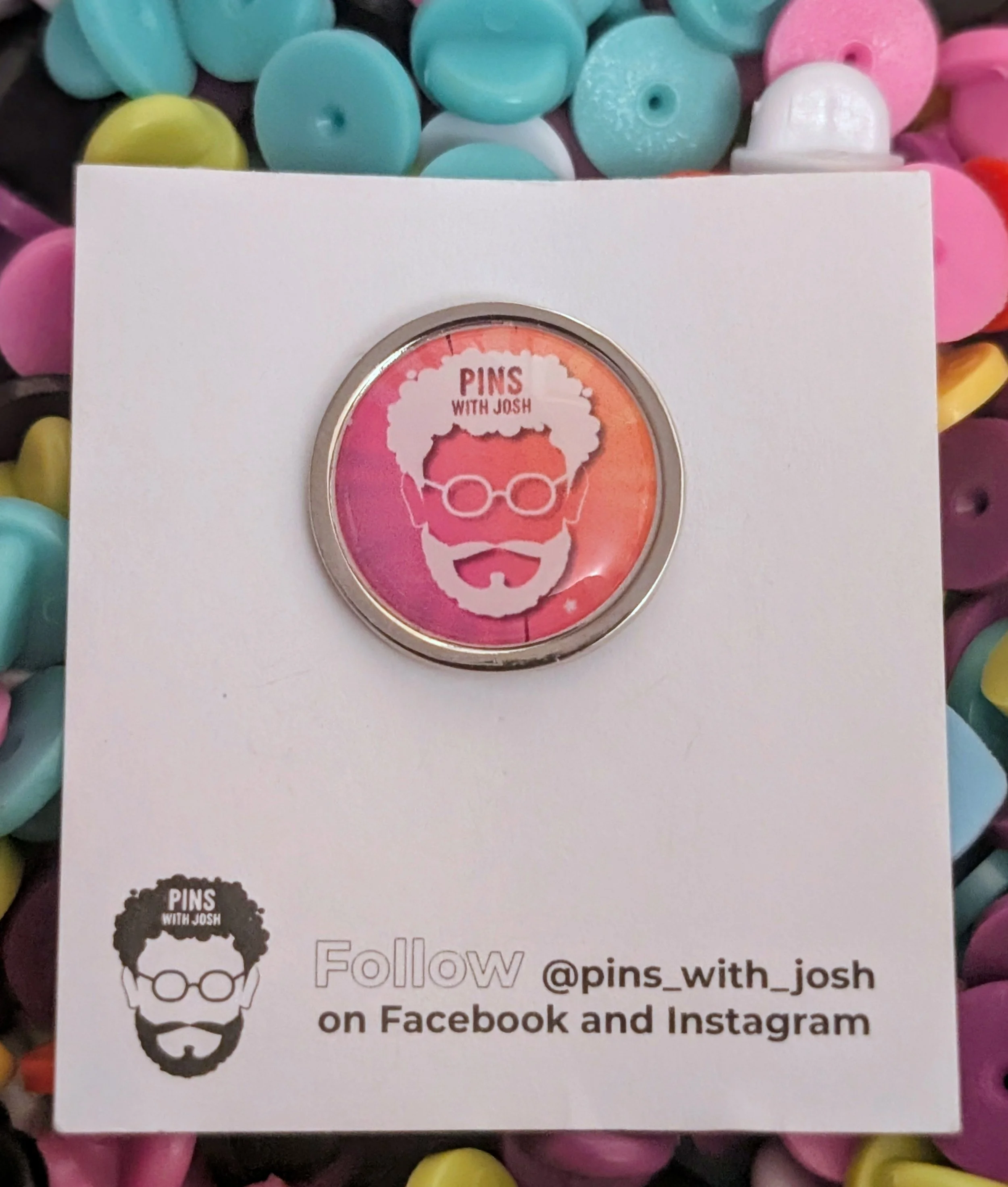 Warm and Vibrant PWJ pin badge - £2