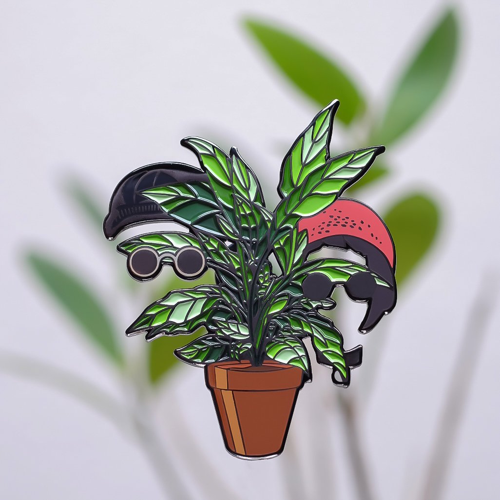 leon the professional enamel pin
