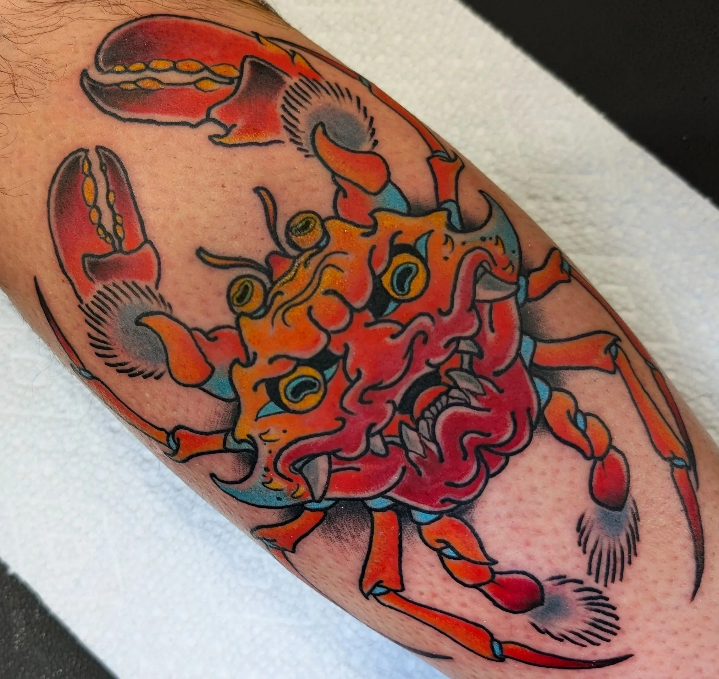 Heikegani Tattoo in Color
