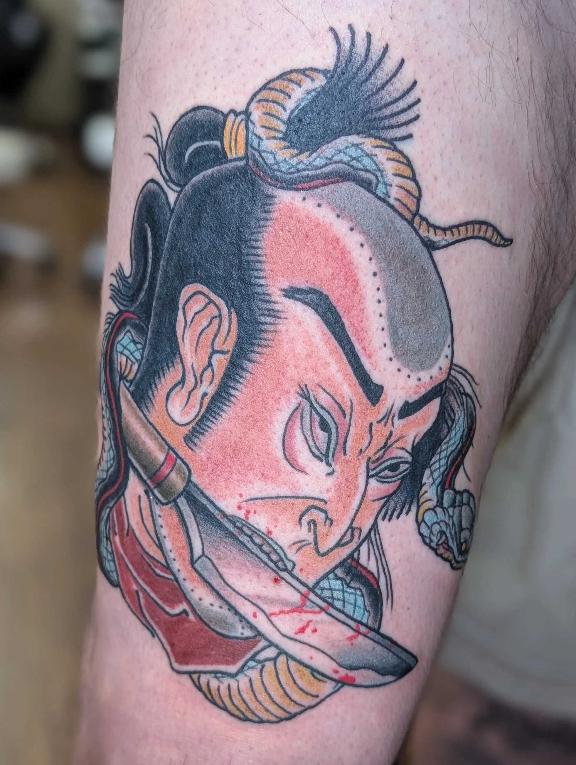 Traditional Japanese Samurai Tattoo
