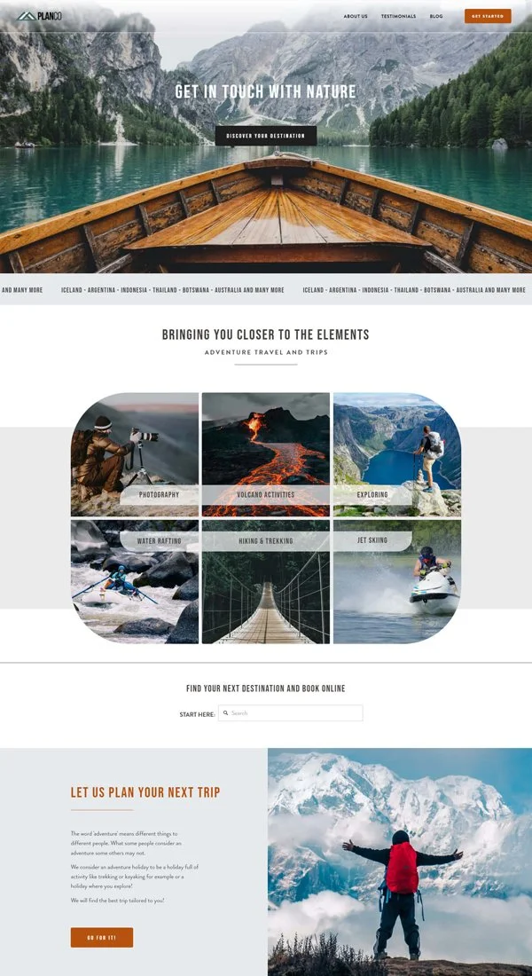 Travel Website - Private Project - Brighton-Hove-Worthing