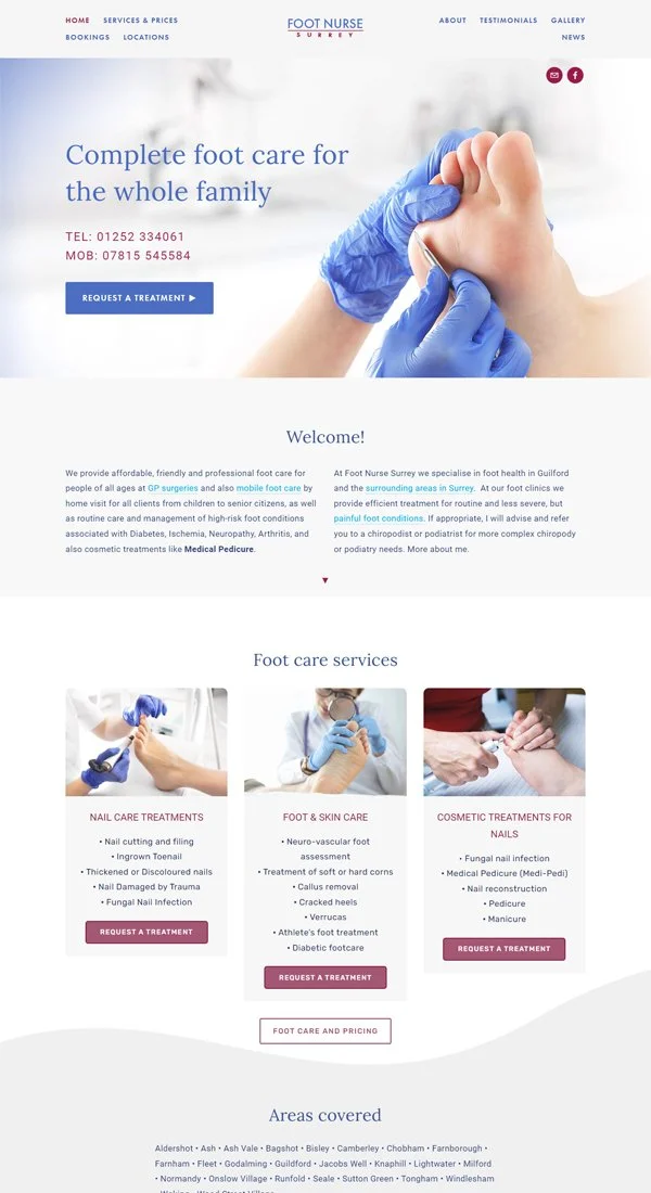 Foot Health Practitioner / Chiropodist - Guildford-London