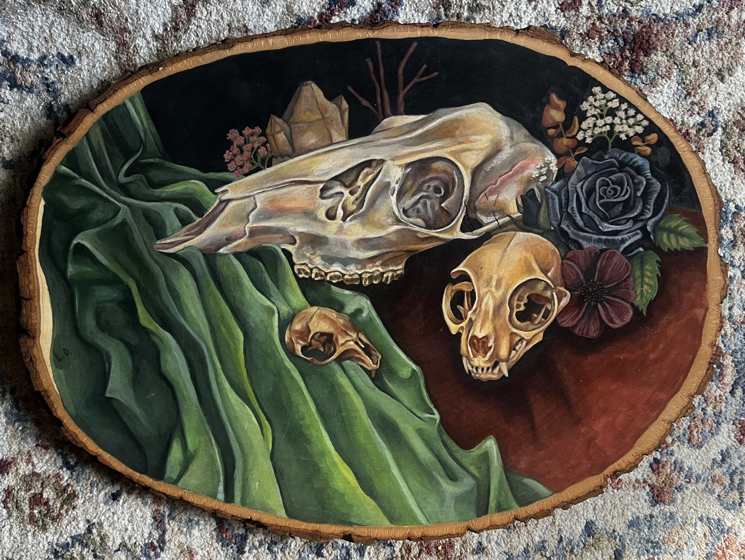 Skulls and Flowers