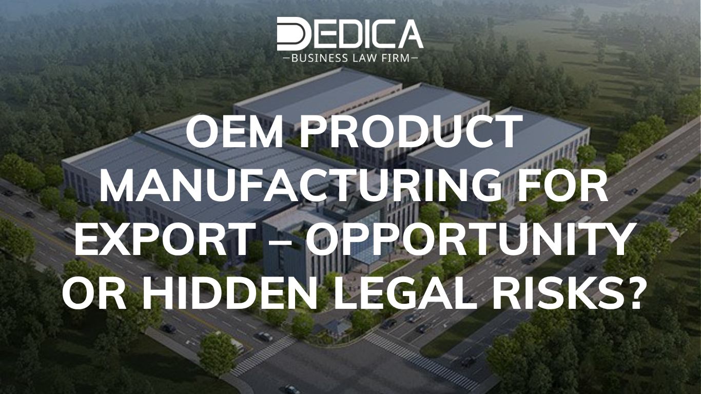OEM Product Manufacturing for Export – Opportunity or Hidden Legal Risks?