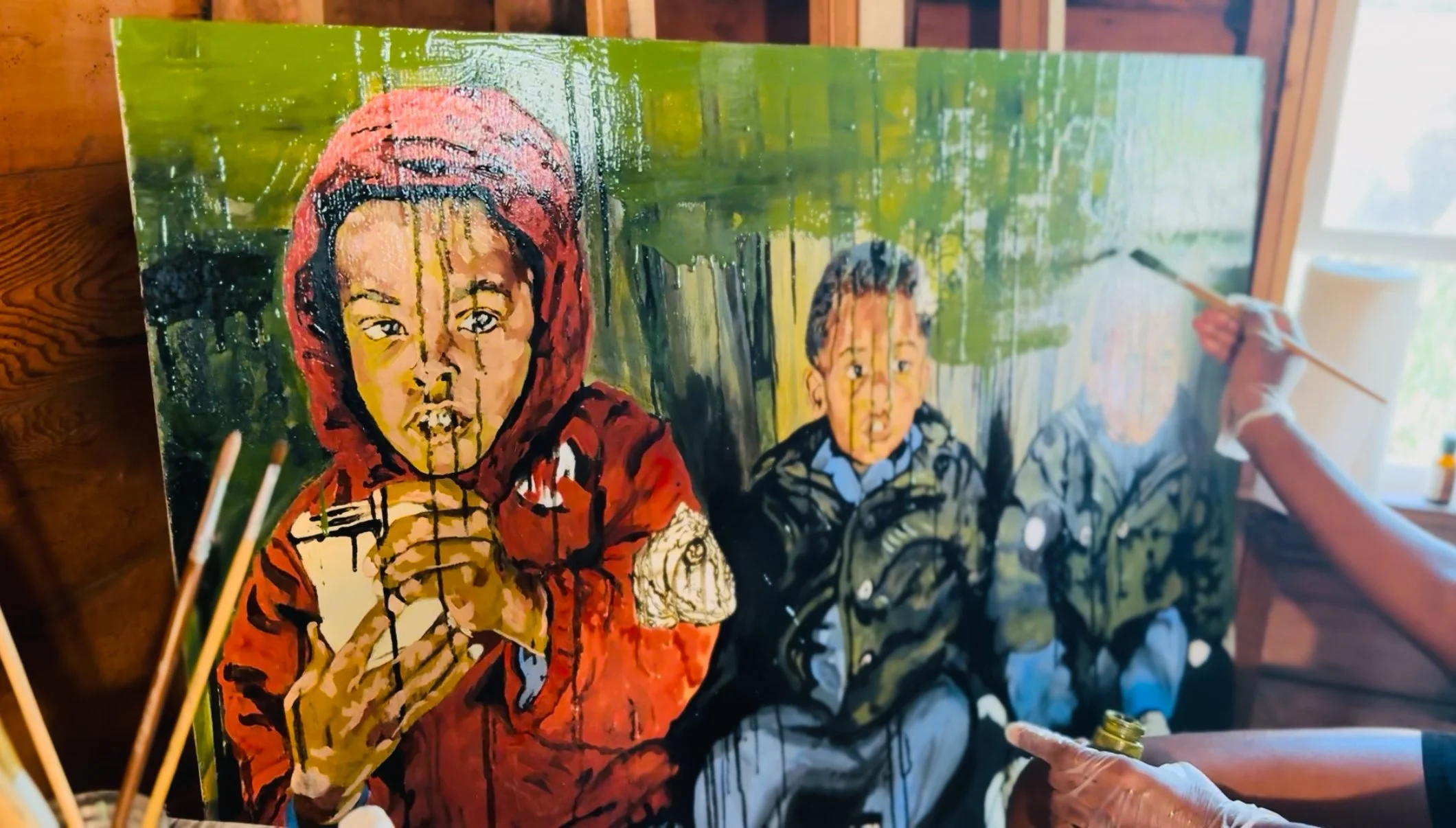 π¨ Between the brushstrokes: painting through the noise