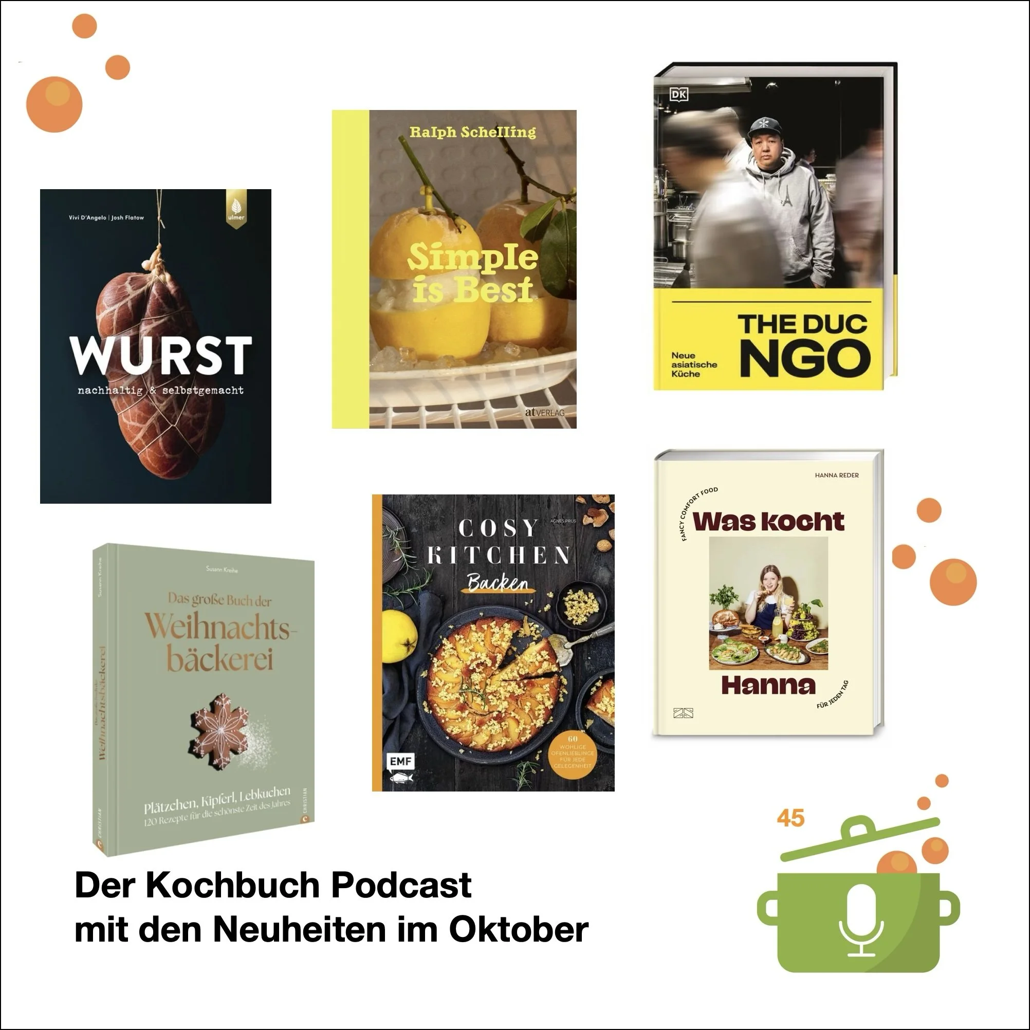 Kochbücher im Oktober