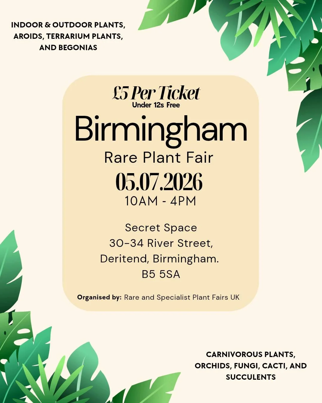 Rare and Specialist plant fairs UK