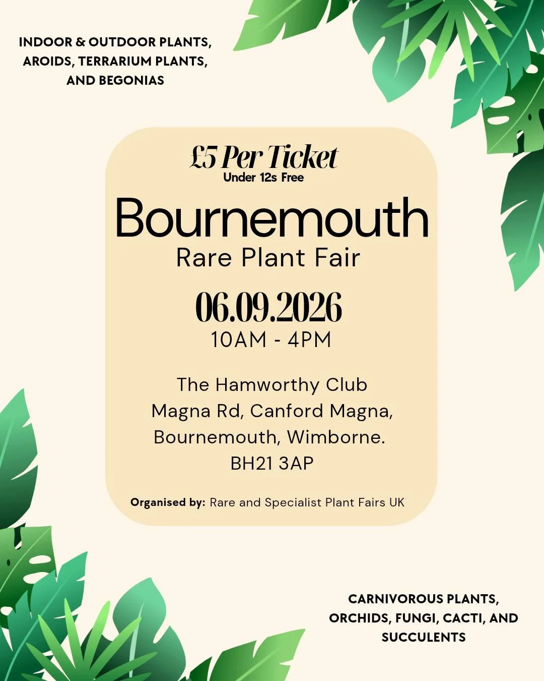 Rare and Specialist Plant Fairs UK 