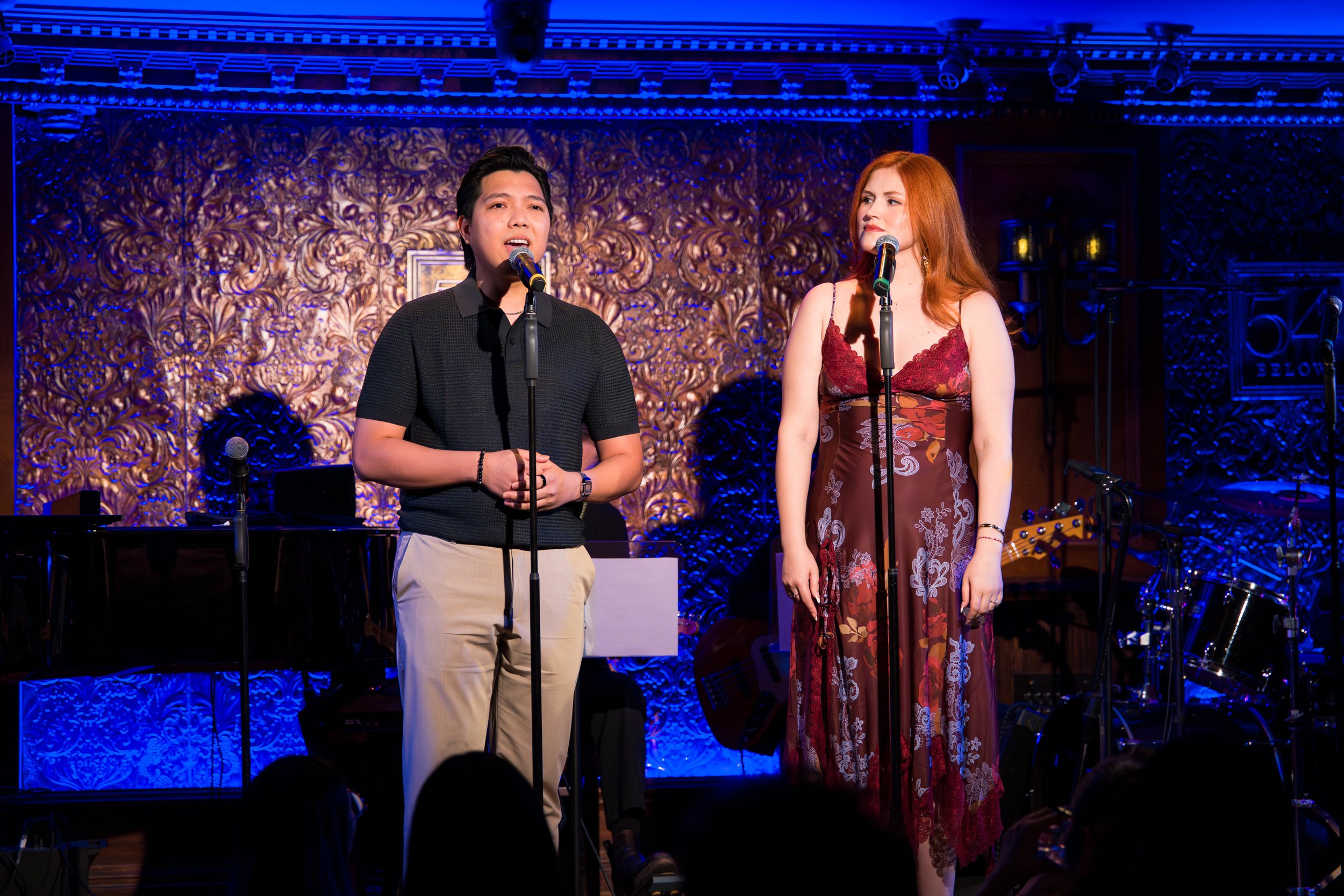 Clark Mantilla and Hannah Bayles at Hannah Bayles' 54 Below Show