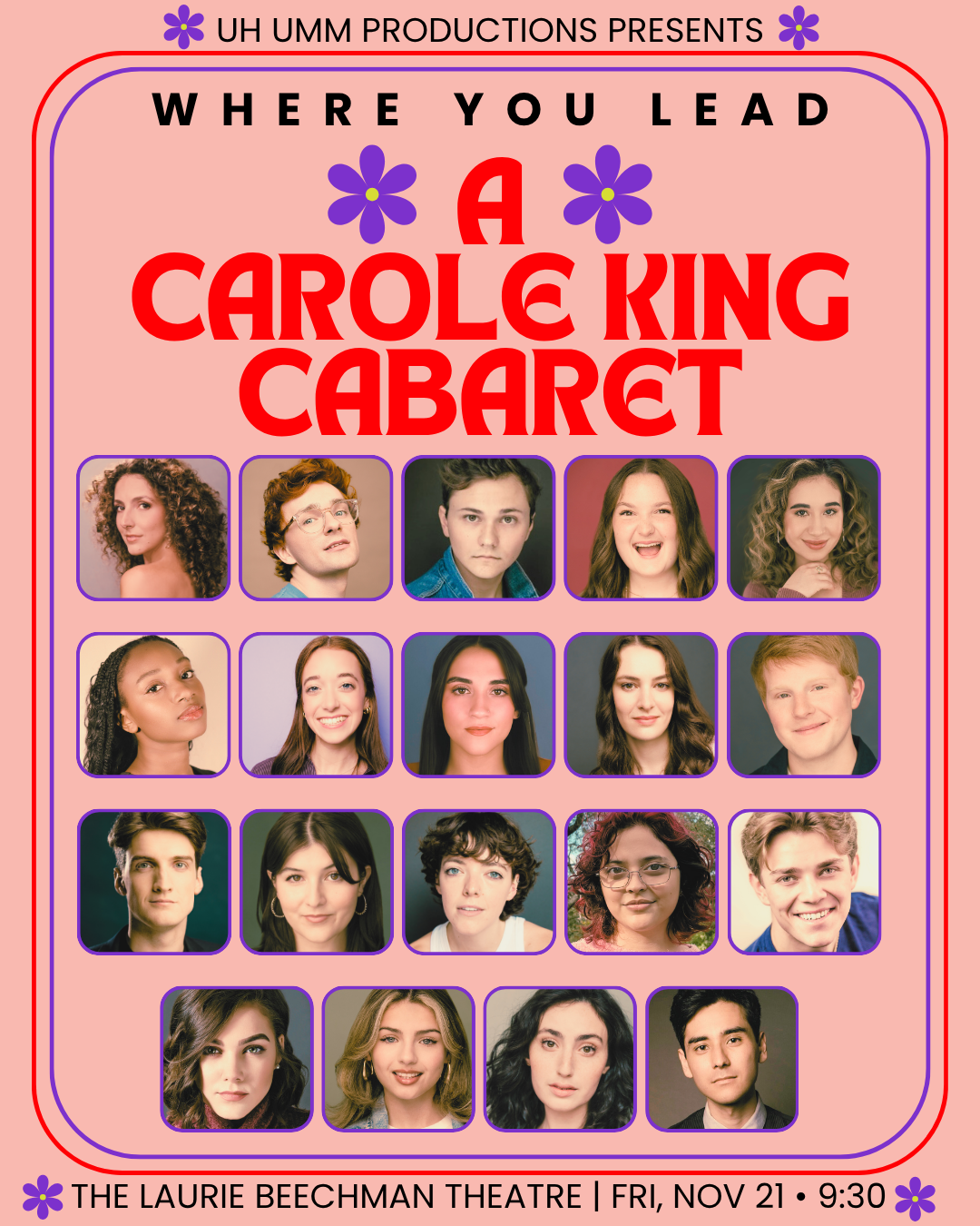 Where You Lead: A Carole King Cabaret Main Graphic