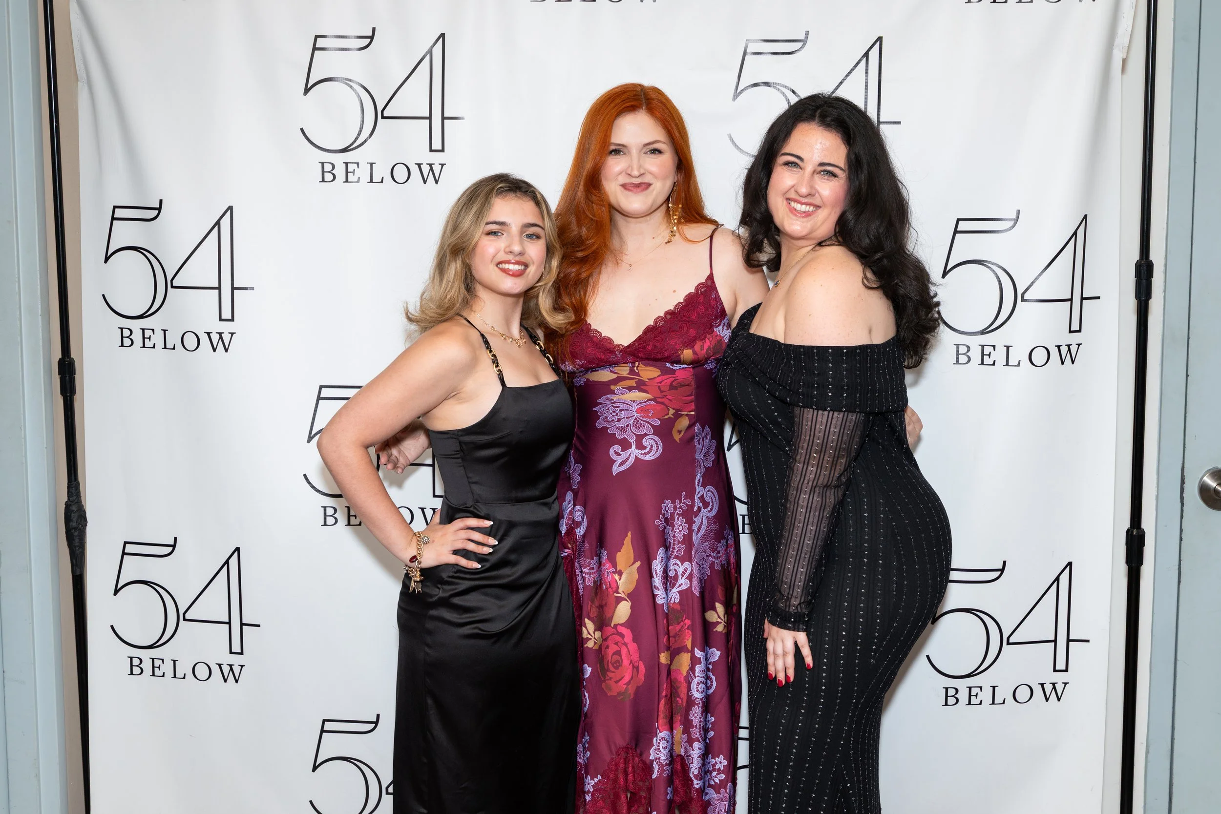 Meg Gallo, Hannah Bayles, Rachel Sandler BTS at Hannah Bayles' 54 Below Show
