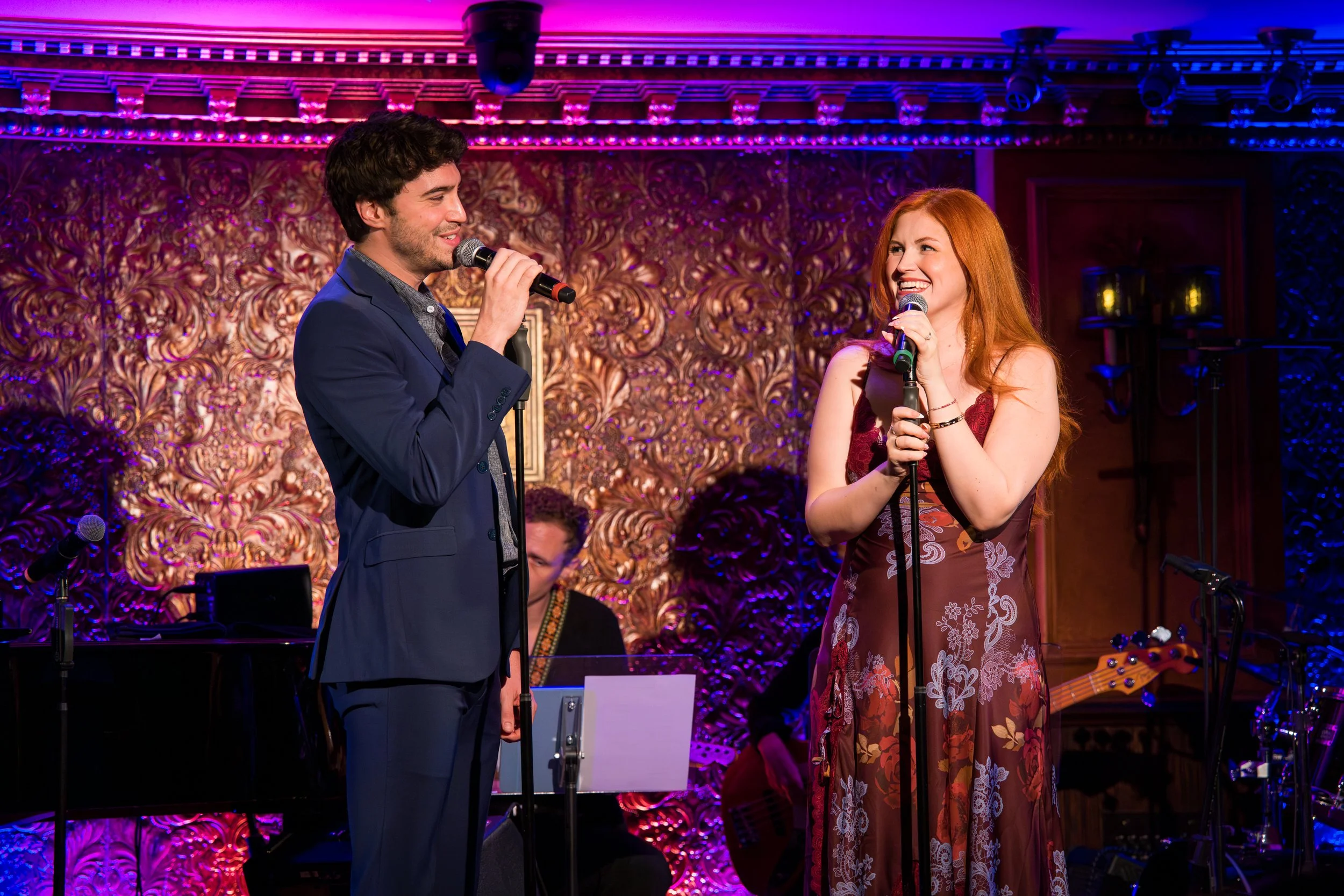 Ryan McCartan and Hannah Bayles at Hannah Bayles' 54 Below Show